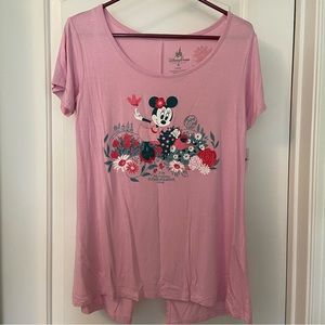Epcot 2019 Flower & Garden Festival- Minnie’s Garden Party Collection Tee- NWT